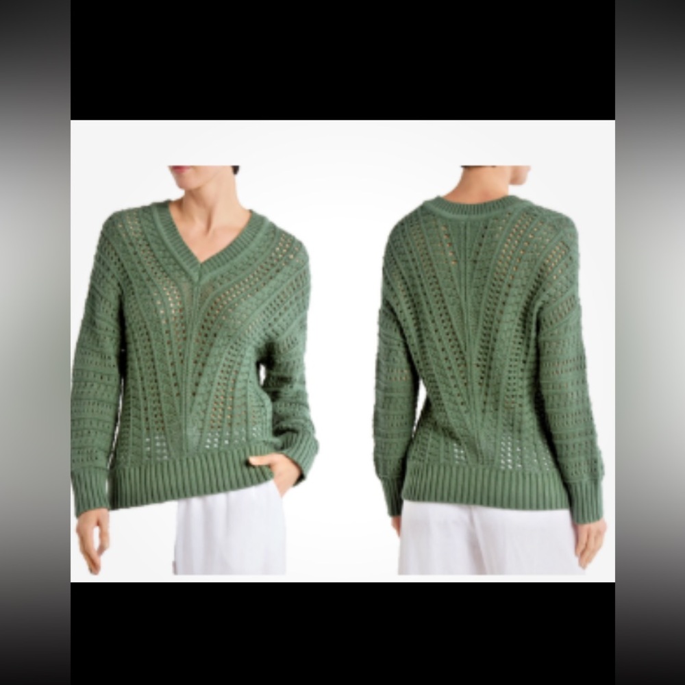 Beachy Open Stitch Cotton Sweater Tommy Bahama